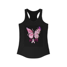 Load image into Gallery viewer, Butterfly Hope Breast Cancer Women's Ideal Racerback Tank