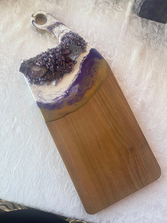 Amethyst cheeseboard