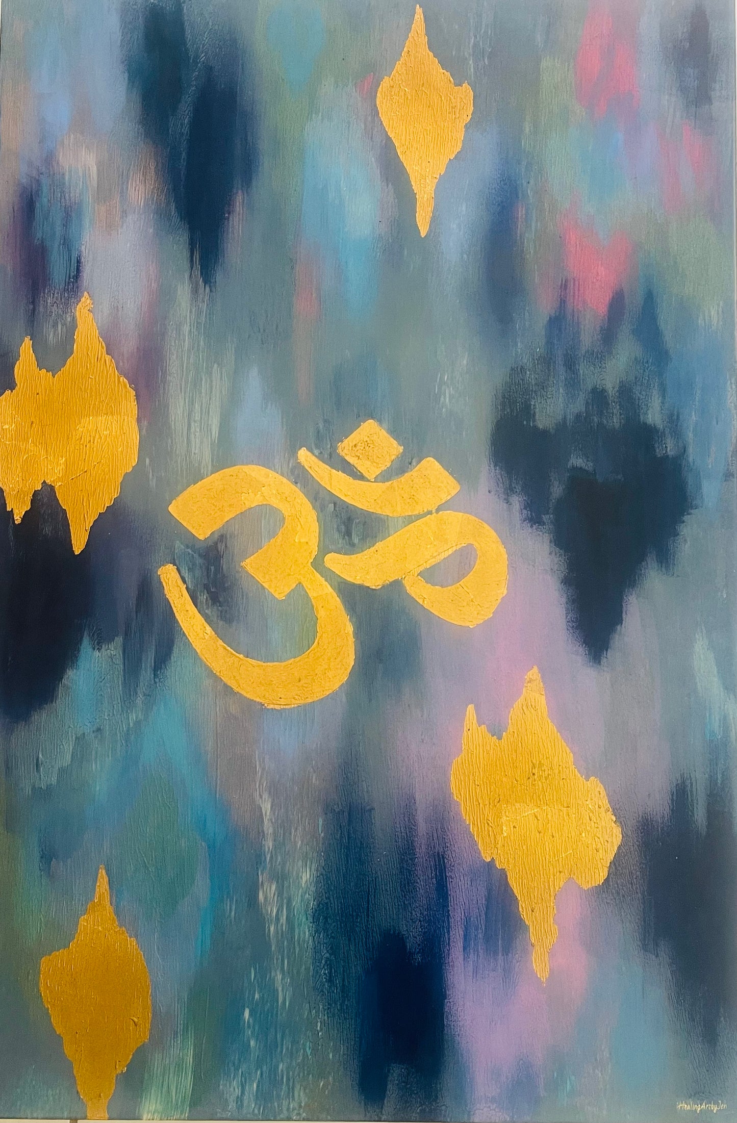 Om gold leaf !!
