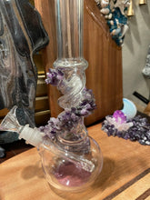 Load image into Gallery viewer, Amethyst crystal Water pipe