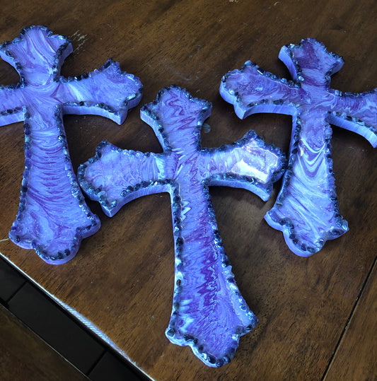 Amethyst crosses