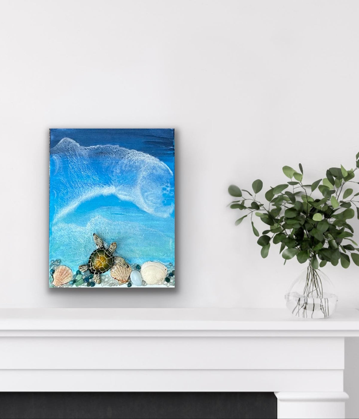 Turtle ocean pour painting