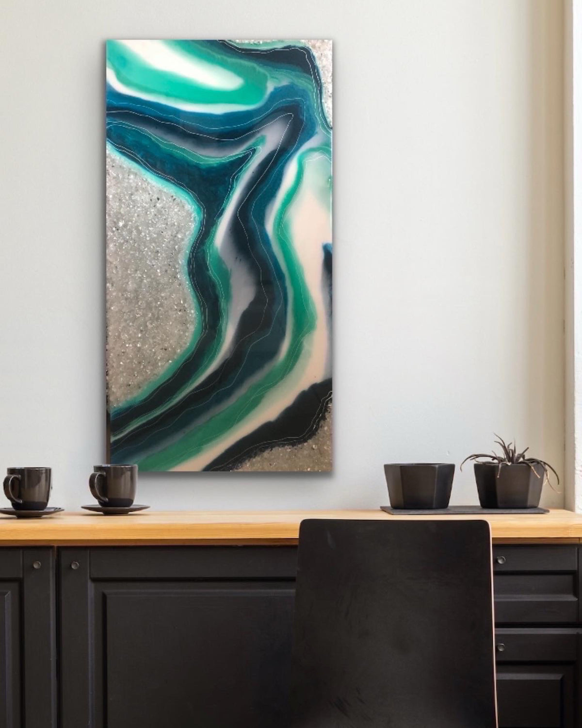 Crystal Geode Painting class
