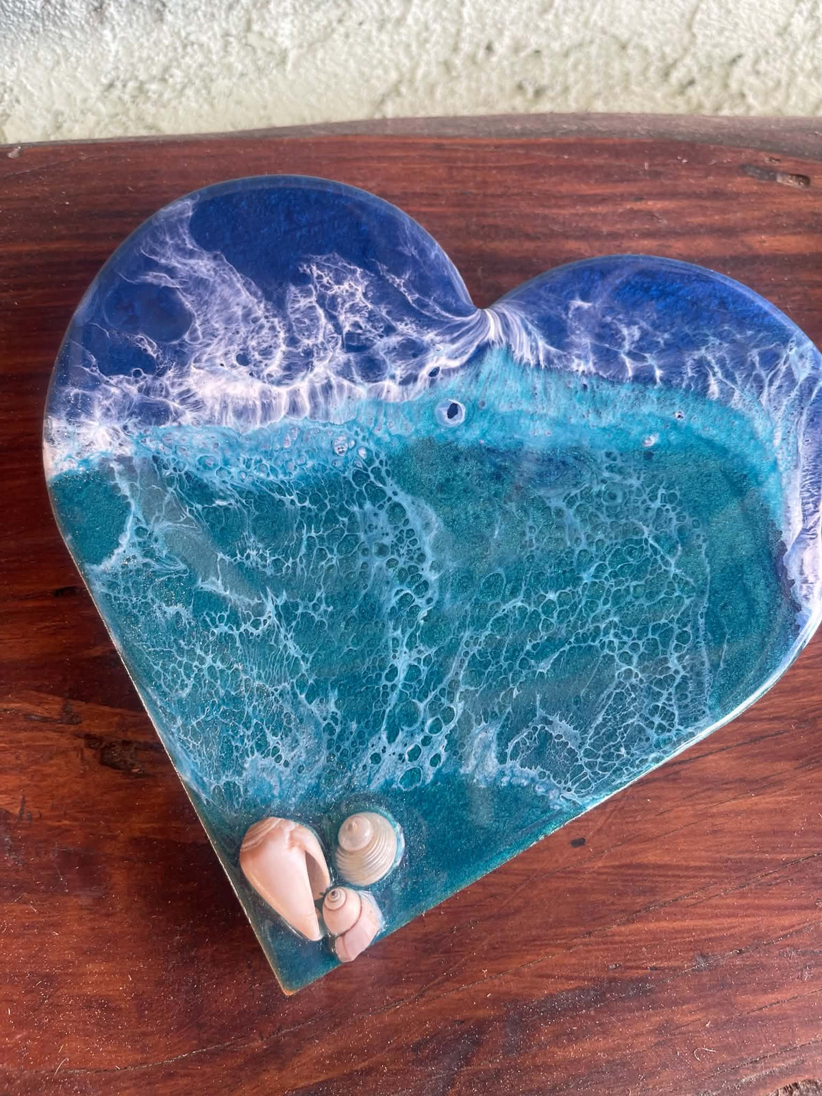 Mini Heart Resin class - ColabCrafts Escondido