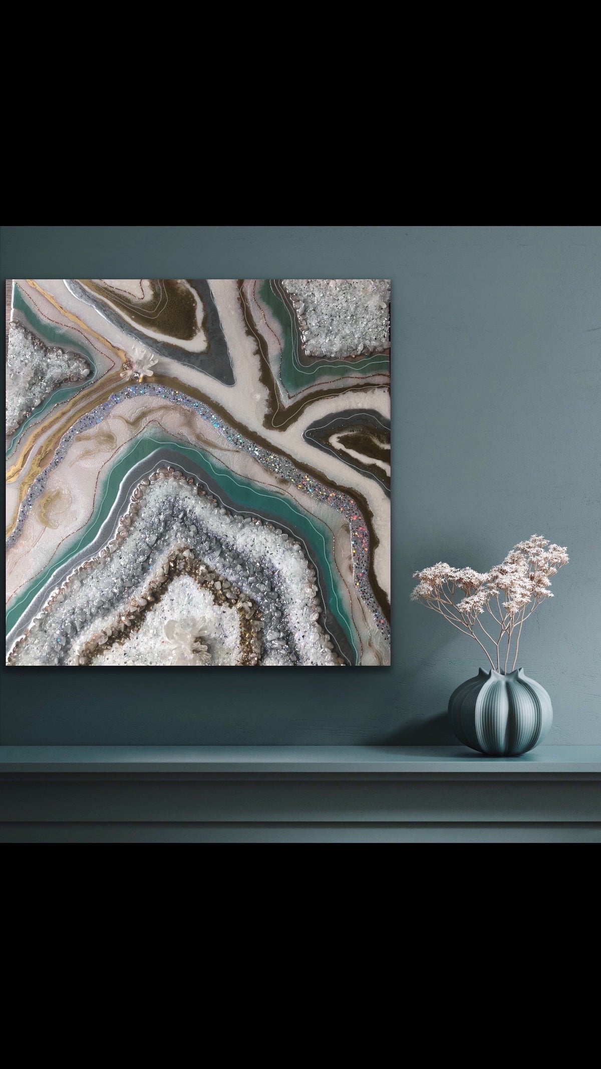 Crystal Geode Painting class