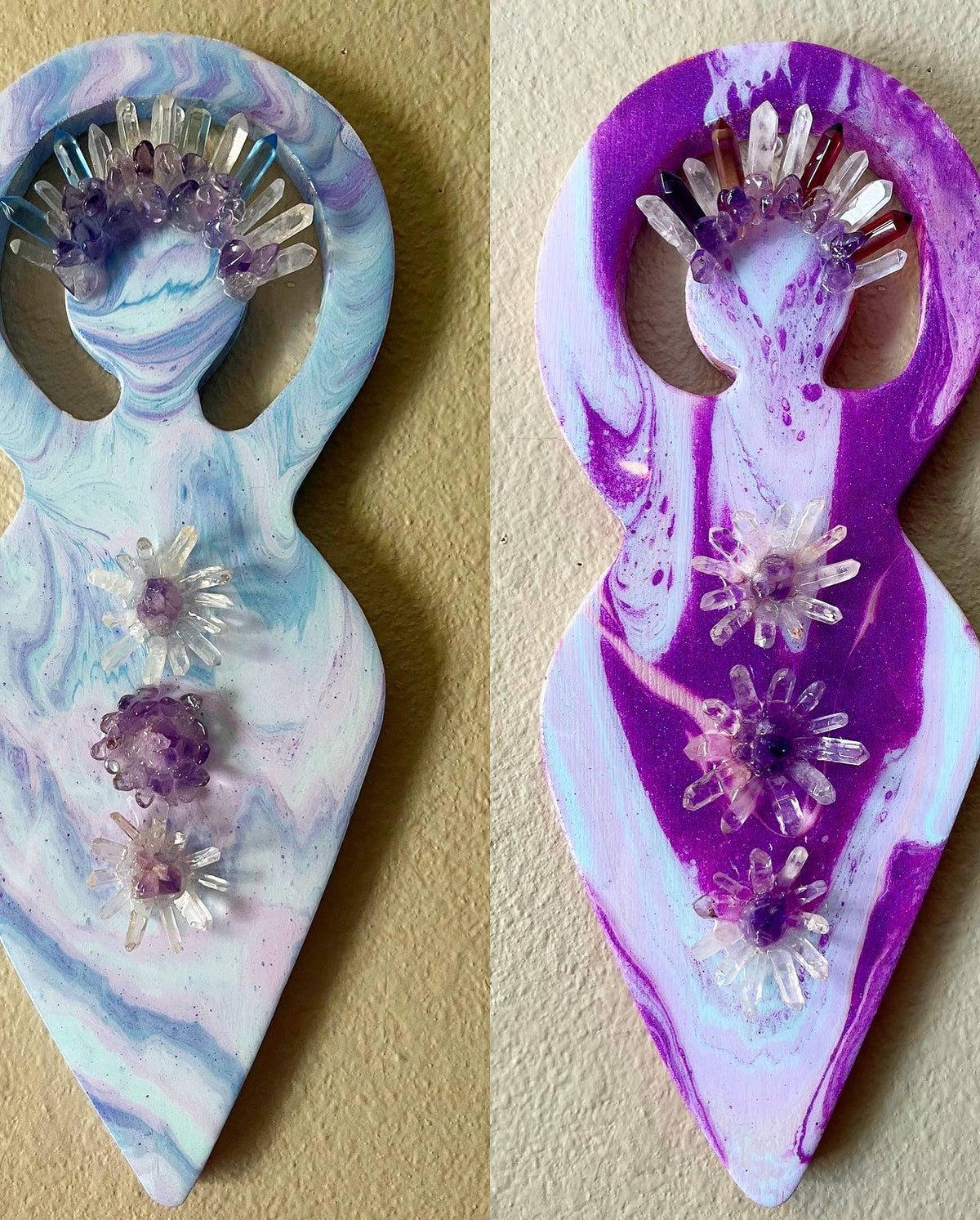 Acrylic and Resin Pour Butterfly