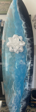 Ocean pour resin surfboard