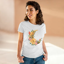 Load image into Gallery viewer, Floral Moon Cotton Tee