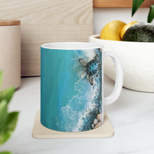 Load image into Gallery viewer, Turtle Ceramic Mug, 11oz