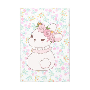 Floral bunny Canvas Stretched, 1.5''