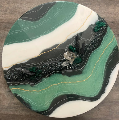 Resin Art Therapy-Crystal Resin geode Painting class