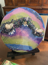 Load image into Gallery viewer, Crystal resin geode painting class