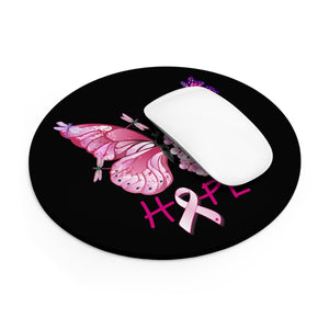 Butterfly Hope Breast Cancer Mouse Pad