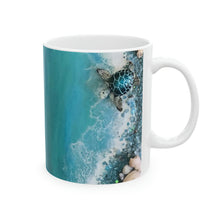 Load image into Gallery viewer, Turtle Ceramic Mug, 11oz