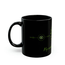 Load image into Gallery viewer, My weirdness is wonderful Black Mug (11oz)