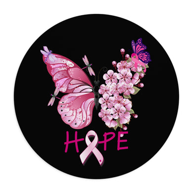 Butterfly Hope Breast Cancer Mouse Pad
