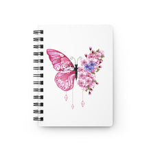 Load image into Gallery viewer, BUTTERFLY Spiral Bound Journal