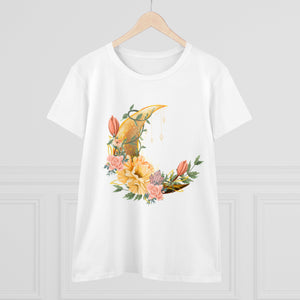 Floral Moon Cotton Tee