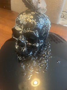 Black Resin Skull