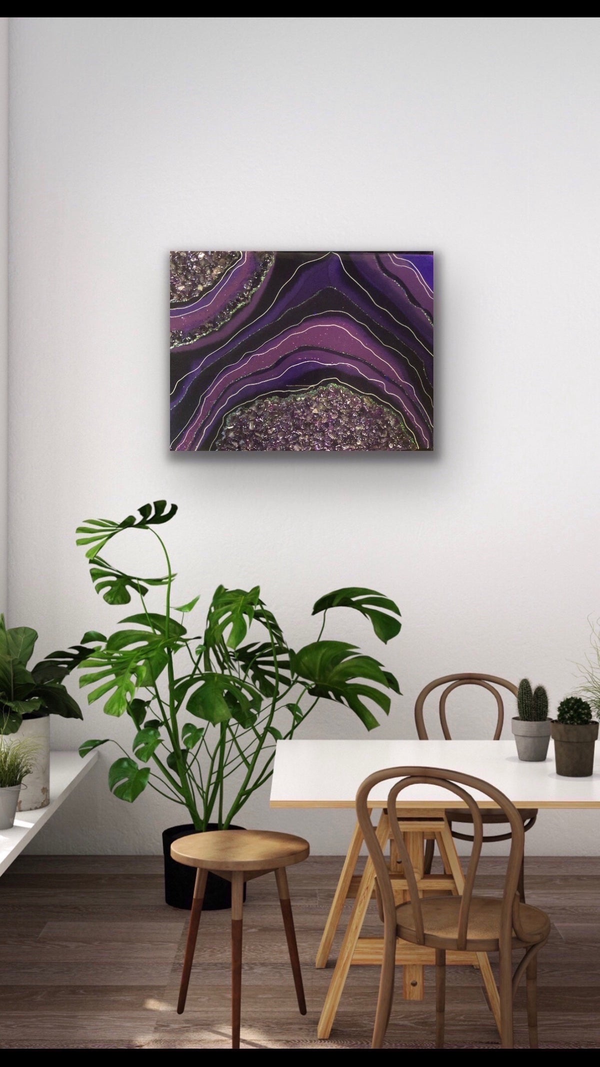 Crystal Geode Painting class