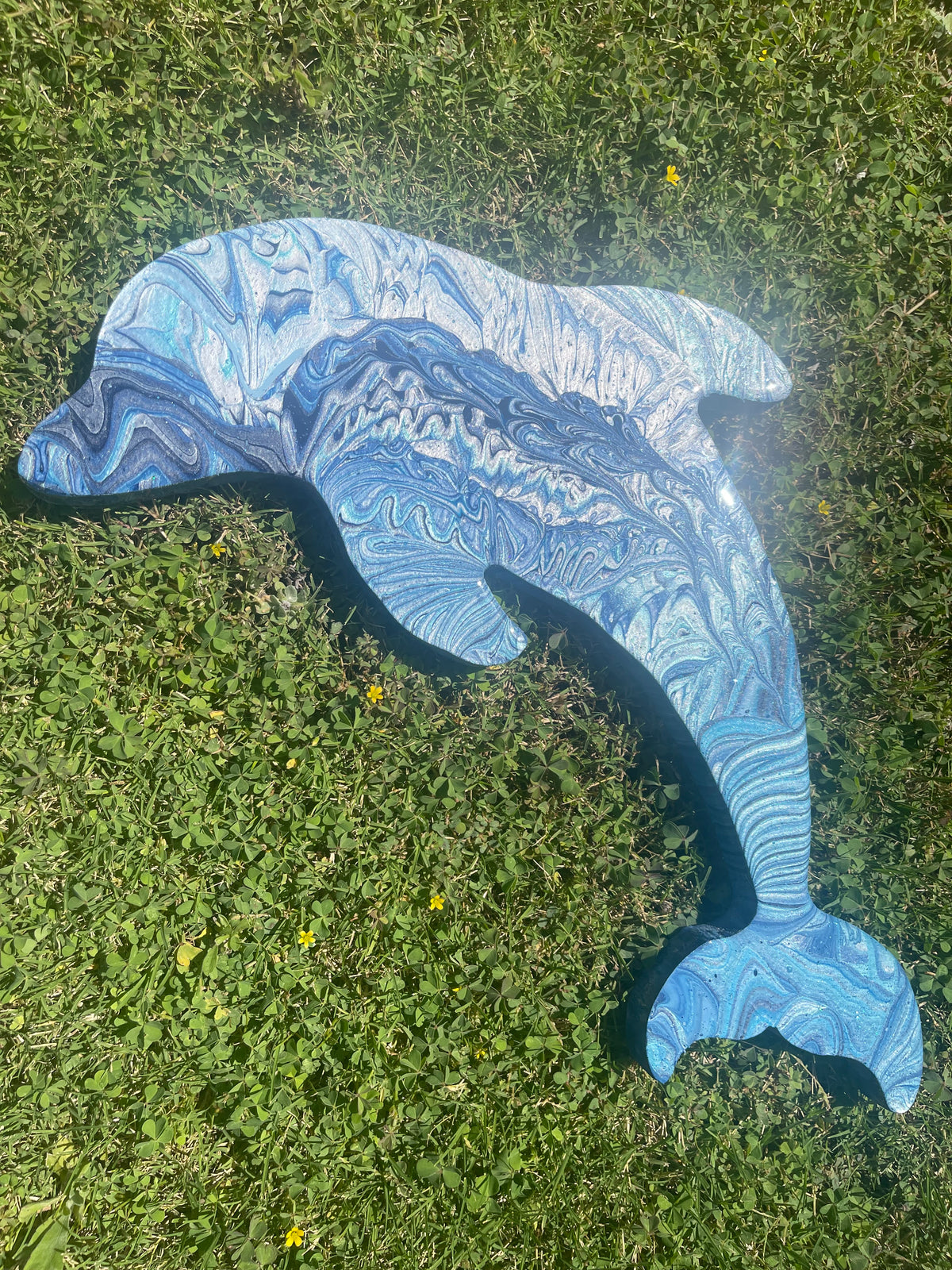 Acrylic and Resin Pour Butterfly
