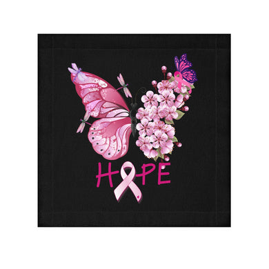 Butterfly Hope Breast Cancer Face Towel