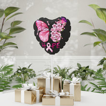 Load image into Gallery viewer, Butterfly Hope Breast Cancer Balloon (Round and Heart-shaped), 11&quot;