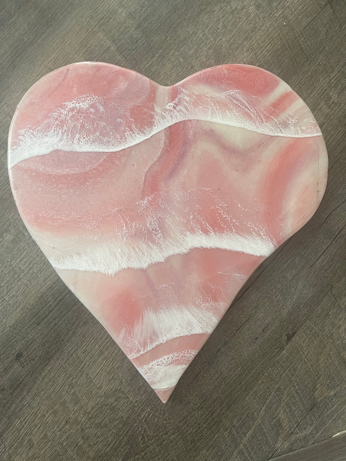 Pink Heart Cheeseboard