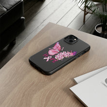 Load image into Gallery viewer, Butterfly Hope Breast Cancer Tough Phone Case