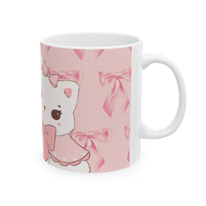 Kitty Ceramic Mug, 11oz