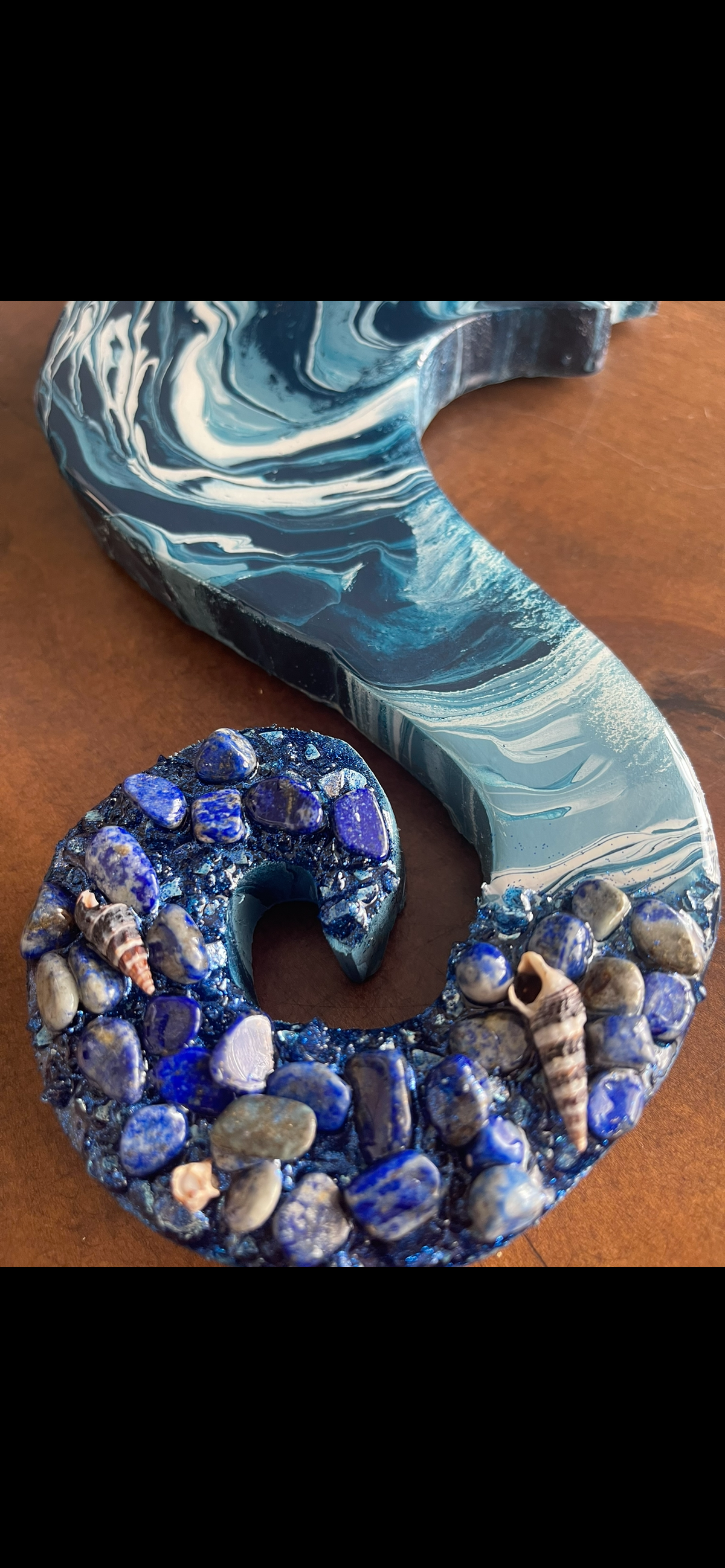 Acrylic pour class for Seahorse