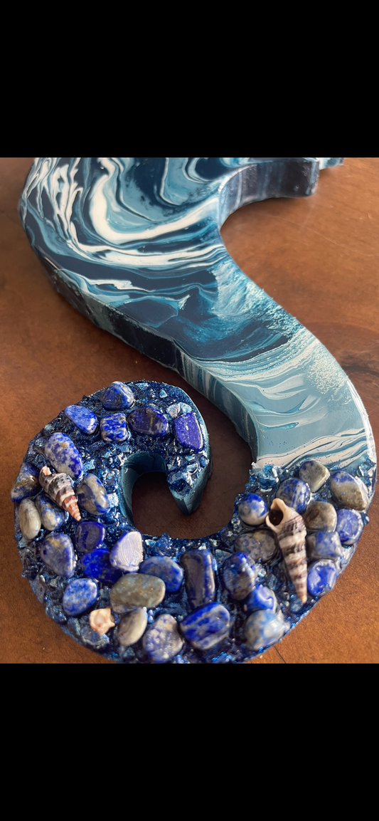 Acrylic pour class for Seahorse