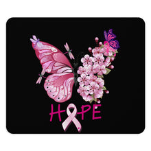 Load image into Gallery viewer, Butterfly Hope Breast Cancer Mouse Pad
