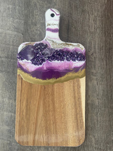 Glamour Crystal resin cheeseboard class