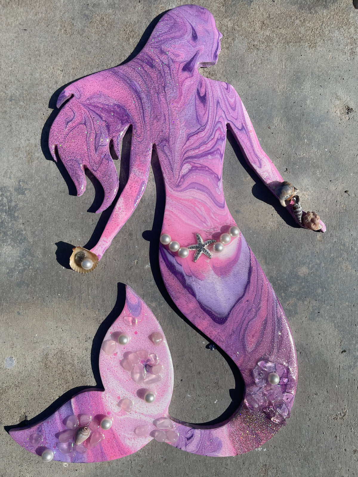 Acrylic and Resin Pour Butterfly