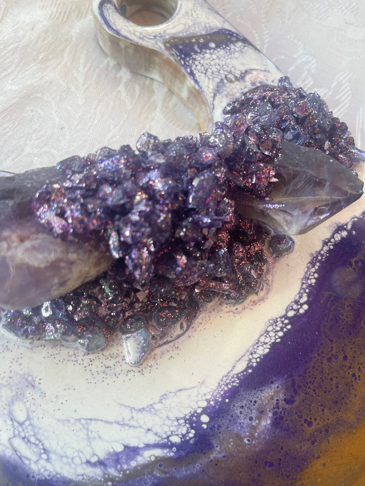 Amethyst cheeseboard