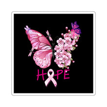 Load image into Gallery viewer, Butterfly Hope Breast Cancer Stickers