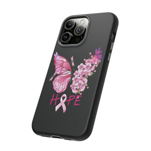 Butterfly Hope Breast Cancer Tough Phone Case