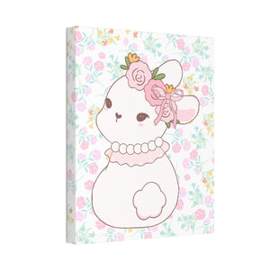 Floral bunny Canvas Stretched, 1.5''