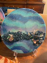 Load image into Gallery viewer, Crystal resin geode painting class