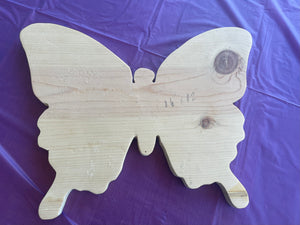 Plain Wood Butterfly for painting