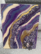 Load image into Gallery viewer, Amethyst Geode painting
