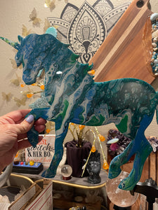 Resin Unicorn wall Art