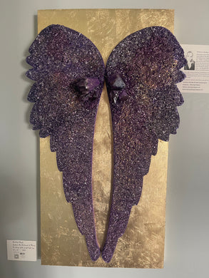 Amethyst Angel Wings painting