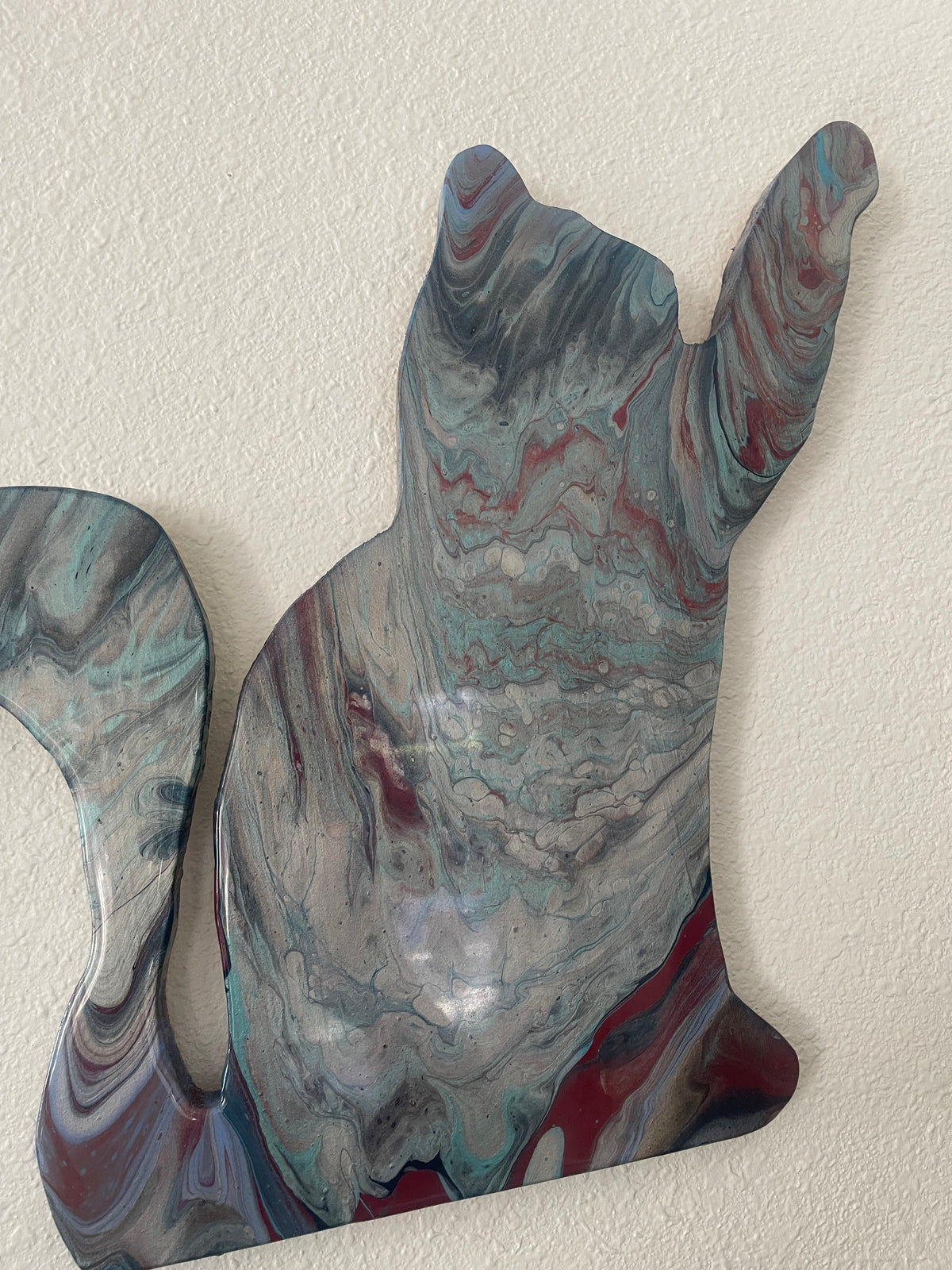 Acrylic and Resin Pour Butterfly