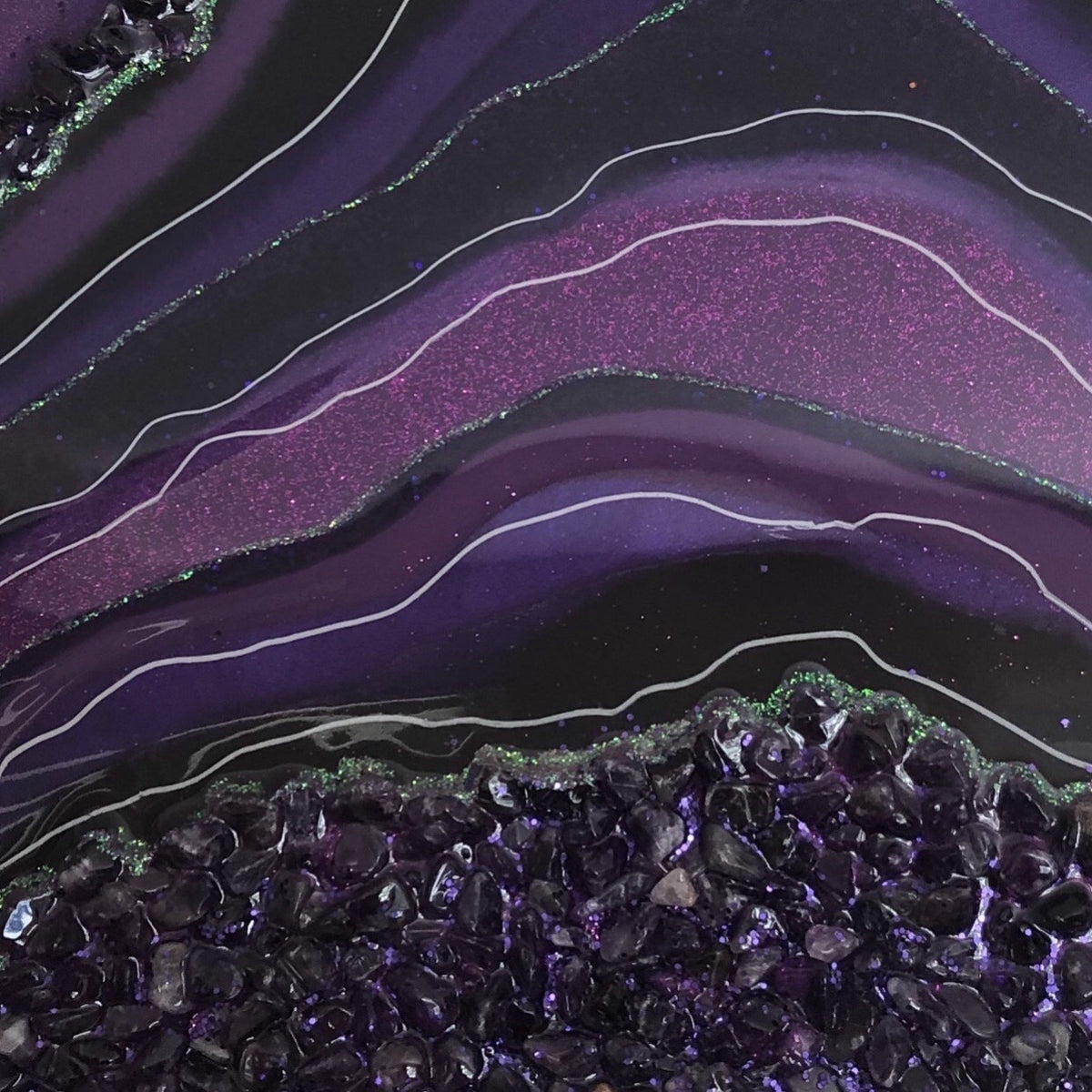 Crystal Geode Painting class