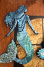 Load image into Gallery viewer, Plain wood Mermaid for Wall Art