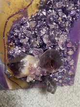Load image into Gallery viewer, Amethyst Geode painting