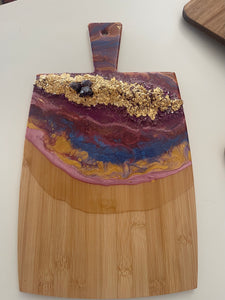 Glamour Crystal resin cheeseboard class