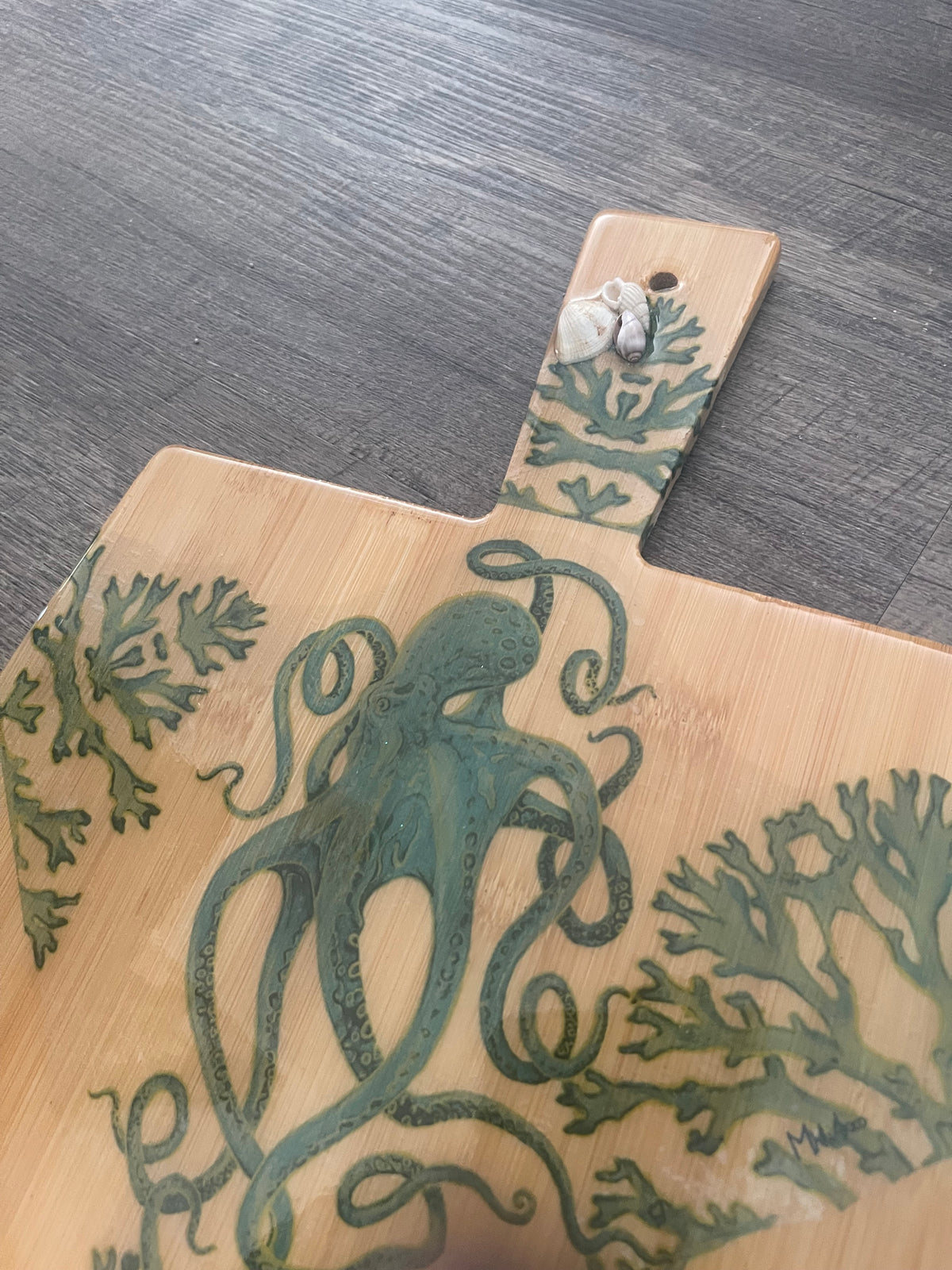 Octopus resin Cheeseboard